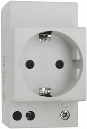 UDTAG T/DIN-SKINNE 2P+J