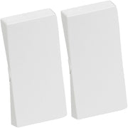 LK Fuga tangentsæt til dobbeltafbryder, gammel model - hvid