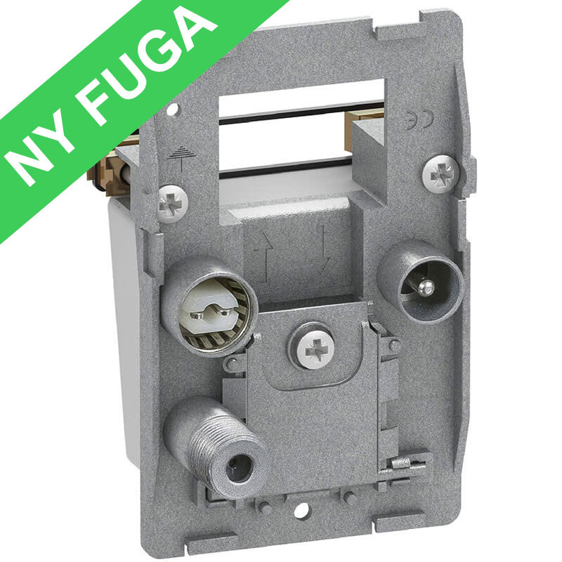 Fuga antenneudtag TV/R/DATA slutdåse TD272E 1½m