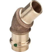 54 mm Bøjning 45° Sanpress med 1 muffe