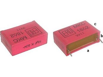 MKC polycarbonat kondensator - 47nF (0,047uF) 400V