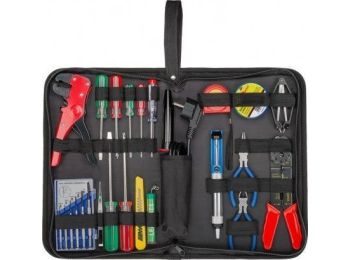 Elektronik værktøjssæt inkl. loddekolbe (20 dele)