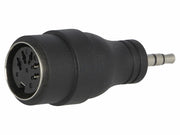 DIN adapter - 5P DIN hun til 3,5mm st. JACK han (3-5-2)