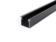 DIOFLEX alu profil LINEA-IN20 EF/U7 2m sort