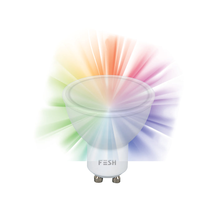 FESH SMART HOME LED Spot, multicolor GU10 5W