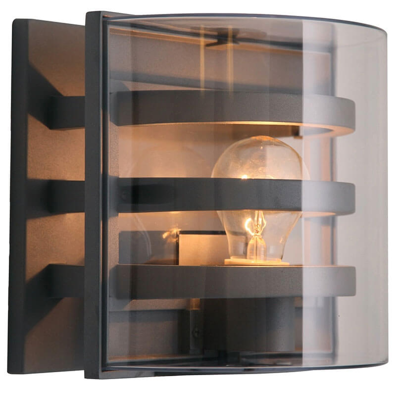 L & K Design Delta væg E27 Antracit