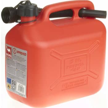 Benzindunk, rød, 5 l