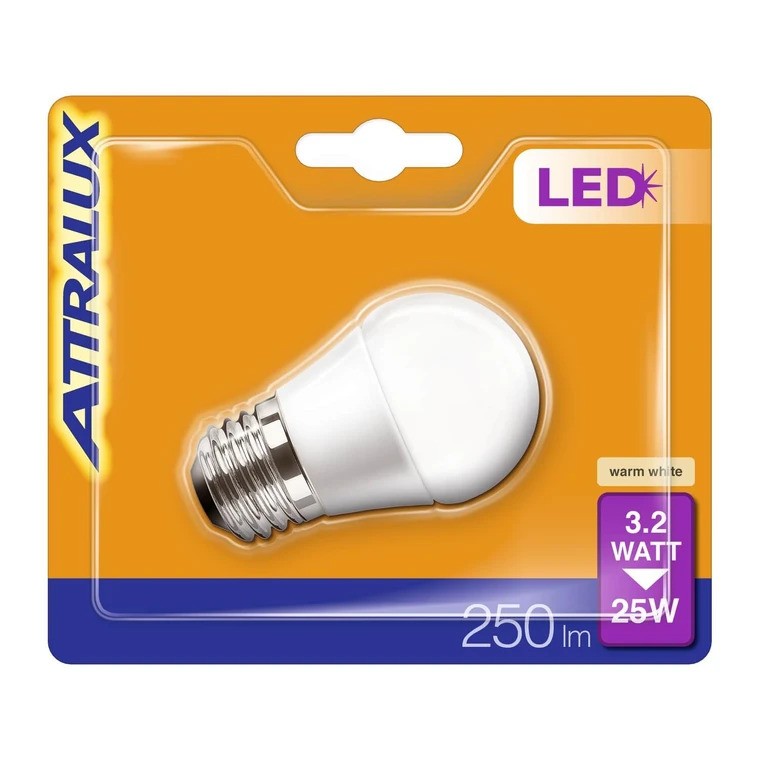 Attrallux LED 2,8W (25W) E27 2700K 250lm Mat