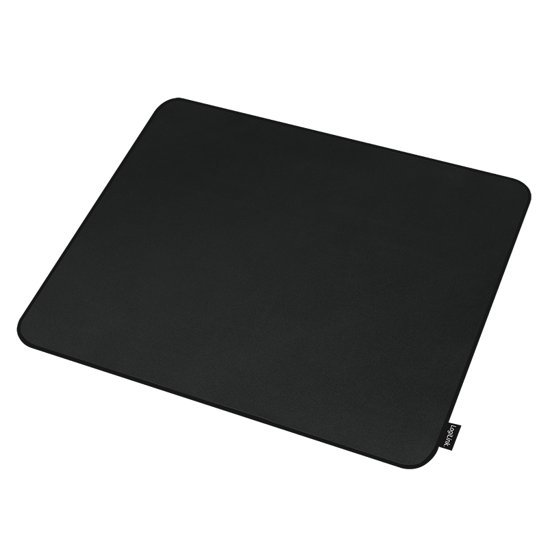 XL Gaming Musemåtte - Syede kanter, 400x455x2mm, Sort