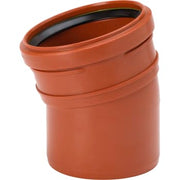 Uponor 110 mm 15 gr. PP-kloakbøjning