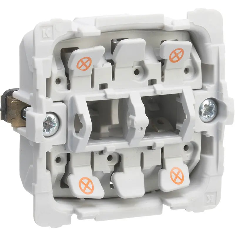 LK Fuga 16A lampeholder til 2 lamper