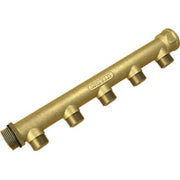 3/4" fordelerrør 5 afgange 1/2" Centerafstand¨50