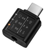 USB-C til 3,5mm JACK adapter m. EQ amp. 44/48/96kHz / 24-bit