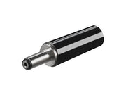 DC stik - Ø3,8 x 1,0mm i plasthus, Sort