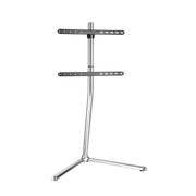 TV-gulvstand - 49-70". V-fod, maks. 40kg, Krom