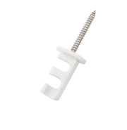 Lampeophæng m/skrue hvid