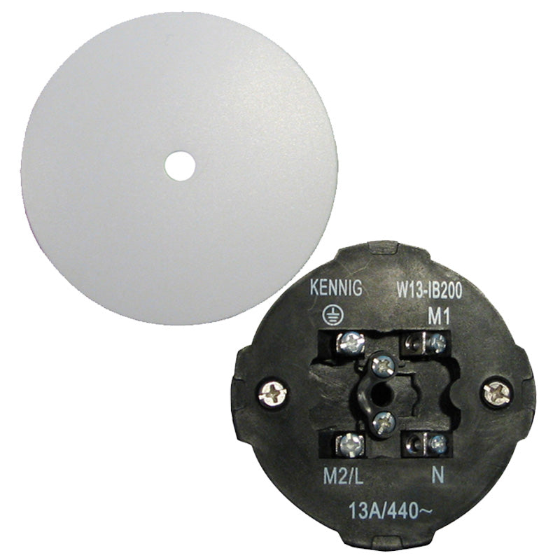 Kennig Loftudtag Ø80 - farve hvid