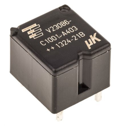 Autorelæ - 12VDC / 25A, 1 x skifte (SPDT)