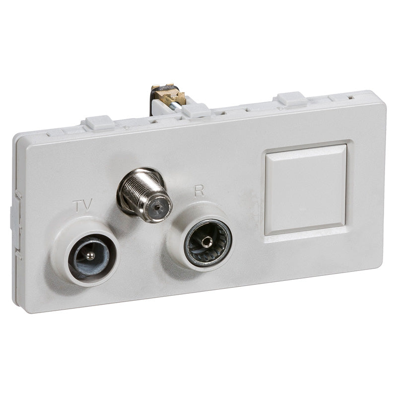 LK antenneudtag TV/R/SAT/RJ45 slutdåse TD352 - LG