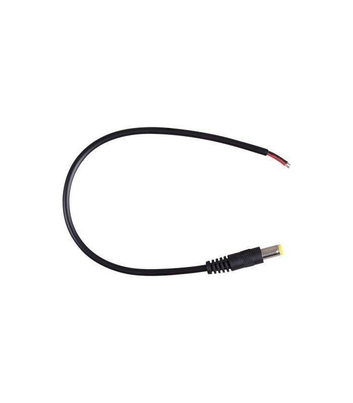 DC hanstik - 5V-48V, sort