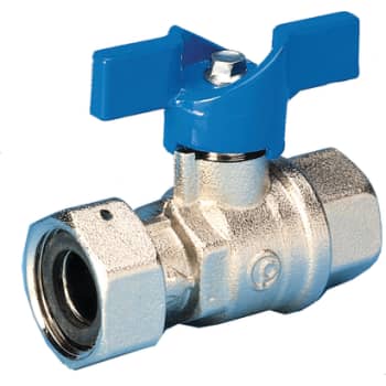 3/4" x 1/2" Kuglehane muffe/målerforskruning