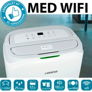 Eeese Carl 2-i-1 Hybrid Affugter og luftrenser, med HEPA-filter, WIFI og tøjtørringsfunktion