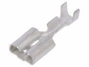 Uisoleret spadefatning m. lås - 6,3mm 0,3-0,9mm² (10 stk.)