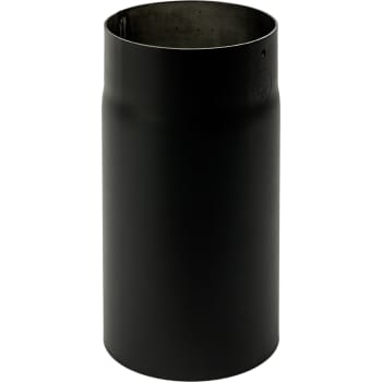 150 mm Metalbestos Sorte røgrør længde 250 mm x 2 mm