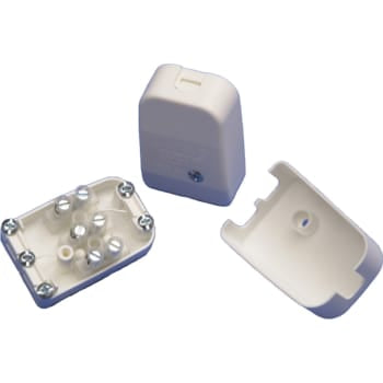 Forgreningsdåse HE253 m/j 2,5 kvardr. Hvid