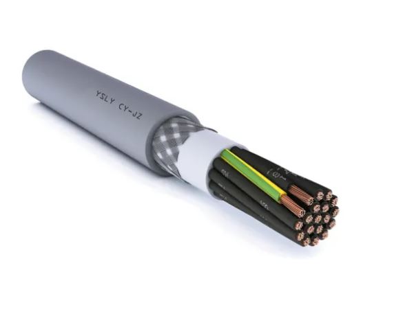 Styrekabel YSLCY-JZ 3G0,75mm² med kobberfletskærm