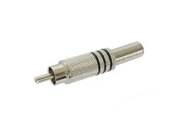 RCA(Phono) han - Nikkel, SORT