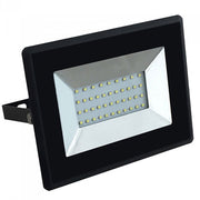 30W LED projektør 6500K 2550Lm sort