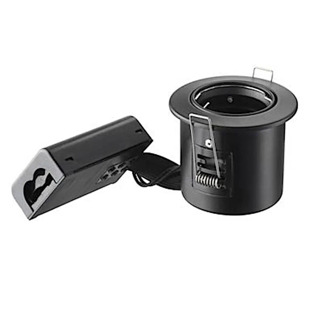 Indbygningsspot 230 v GU10 Max 7W Led Sort