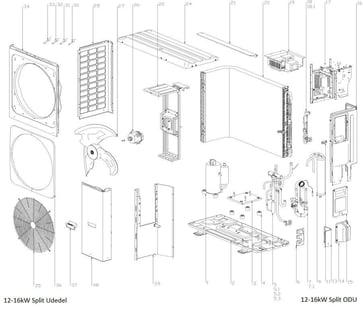 Trykregulering - 12-16kW Split/Monoblok