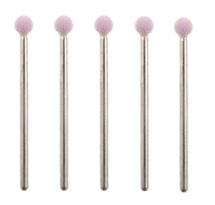 Slibestifter kugle ædelkorund (5 stk.)