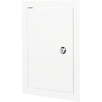 Inspektionslem IML metal med lås 600x600 mm, hvid