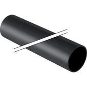 40 x 5000 mm Rør uden muffe sort PEH Geberit