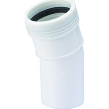 Wavin Ø50mm x 15° Bøjning, PP hvid