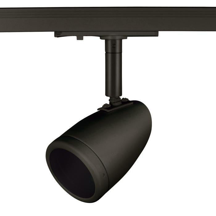 Square 1F 230V Spot med afskærmning Sort