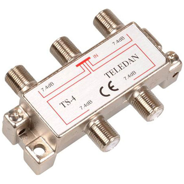 Antennefordeler, 4 udgange