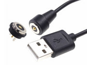 Magnetisk Pogo Pin stiksæt m. USB, Ø8,5mm, 3A (IP67)