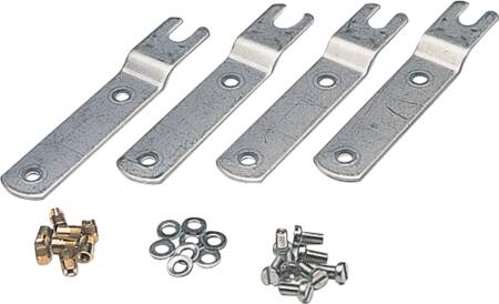 VÆGBESLAG, STÅL A2, SÆT AF 4 STK