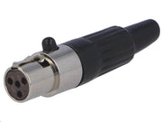 Mini XLR 4pol mellemled (hun)