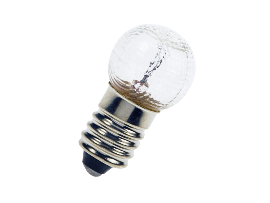 Dværglampe - 12V / 500mA / 6W, E10 sokkel (Ø15x29mm)