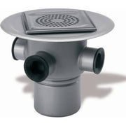 ACO 110 mm afløbsskål til smøremembran, med studs, lodret