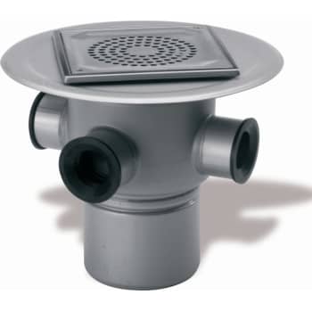 ACO 110 mm afløbsskål til smøremembran, med studs, lodret