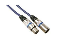 Prof. DMX kabel - 3P XLR han/hun (10m)