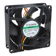 DC blæser - 80x80x25mm 24Vdc / 3,03W, Vapo, 2 ledn.