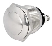 Vandalsikret trykkontakt - 1P OFF-(ON), rustfri stål (Ø19mm)