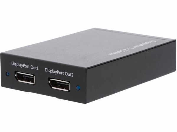 DisplayPort splitter - DP hun til 2 x DP hun, 2560x1600p